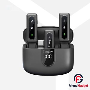 Jmary MW-17 2.4G Wireless Microphone for Mobile (Type-C) | Plug & Play Lavalier Mic for Vlogging, YouTube, Live Streaming, Online Classes, Interview Recording