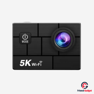 Ausek AT-M44R 5K WiFi Waterproof Action Camera with Ultra HD Recording and Sports Mount Accessories