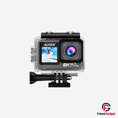 Ausek AT-M82TR 6K WiFi Waterproof Action Camera with Ultra HD Recording and Sports Shooting Features