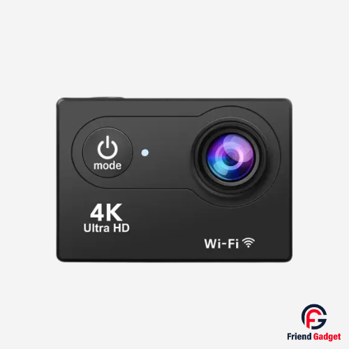 Ausek AT-S9R Combo 4K WiFi Action Camera with Dual Screen, Waterproof Case and Ultra HD Video Recording