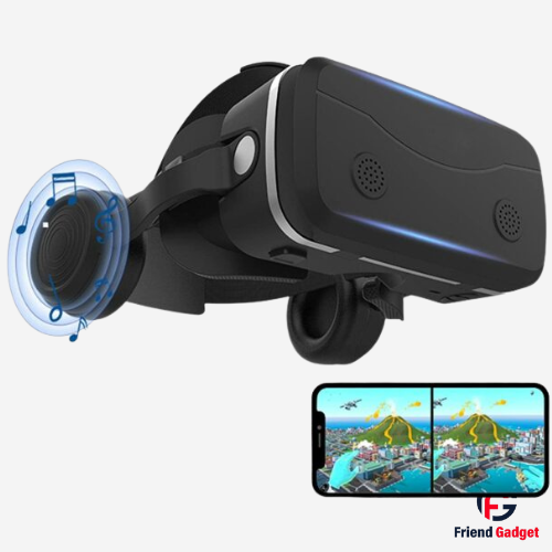 Shinecon G15E 3D Virtual Reality Box with Built-in Stereo Headset