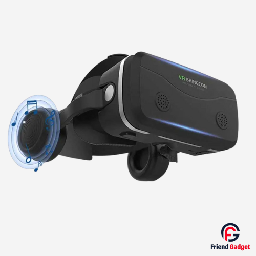 Shinecon G15E VR Headset Adjustable Lenses for 360 Videos and 3D Movies