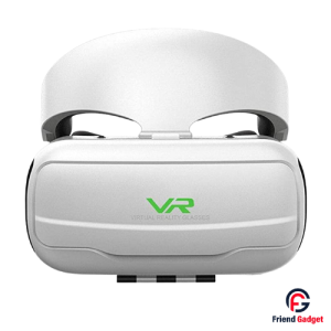 VR SHINECON G02EF VR Glasses with Built-In Headphone, Adjustable Lens, and 4.7–6.5 inch Smartphone Support