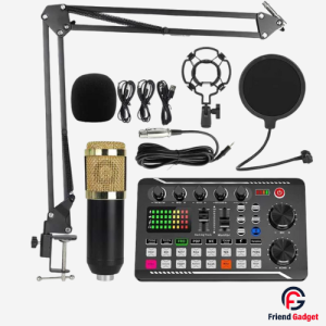 BM800 and F998 Condenser Microphone with Sound Card full combo set