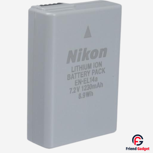 Nikon EN-EL14A battery side view