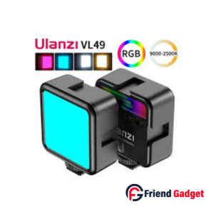 Buy Ulanzi VL49 Pro RGB Light in Bangladesh. Portable rechargeable mini RGB light perfect for vlogging, photography, YouTube videos, and creators.