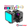 Ulanzi VL49 RGB Mini Light with adjustable colors, rechargeable battery, and portable design for vlogging, photography, and streaming.