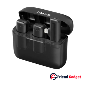 Capture crystal-clear audio with Ulanzi J12 Wireless Lavalier, perfect for vlogs, podcasts, and mobile content creation.