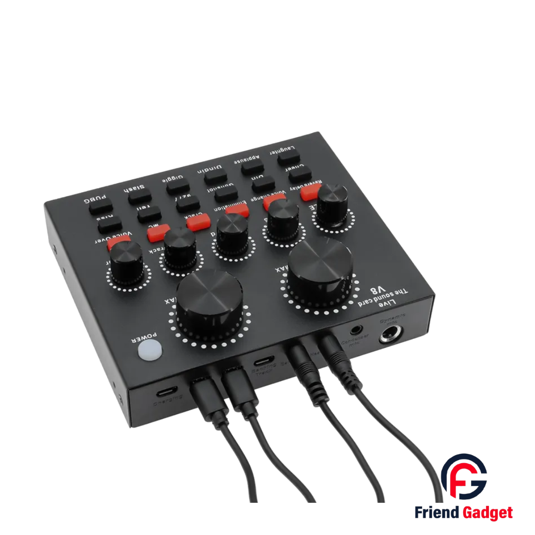 V8 Multifunctional Live Sound Card USB Audio Interface – Complete Buying Guide, Features & Price in Bangladesh