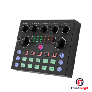 V8S Live External Sound Card USB Audio Interface with Voice Changer