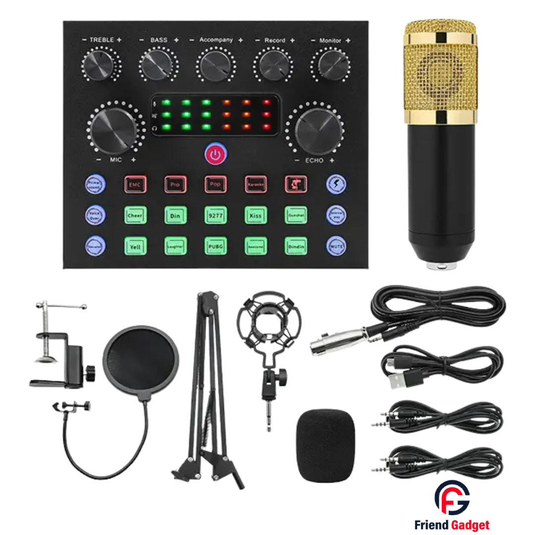 Original V8S Sound Card with BM800 Recording Kit